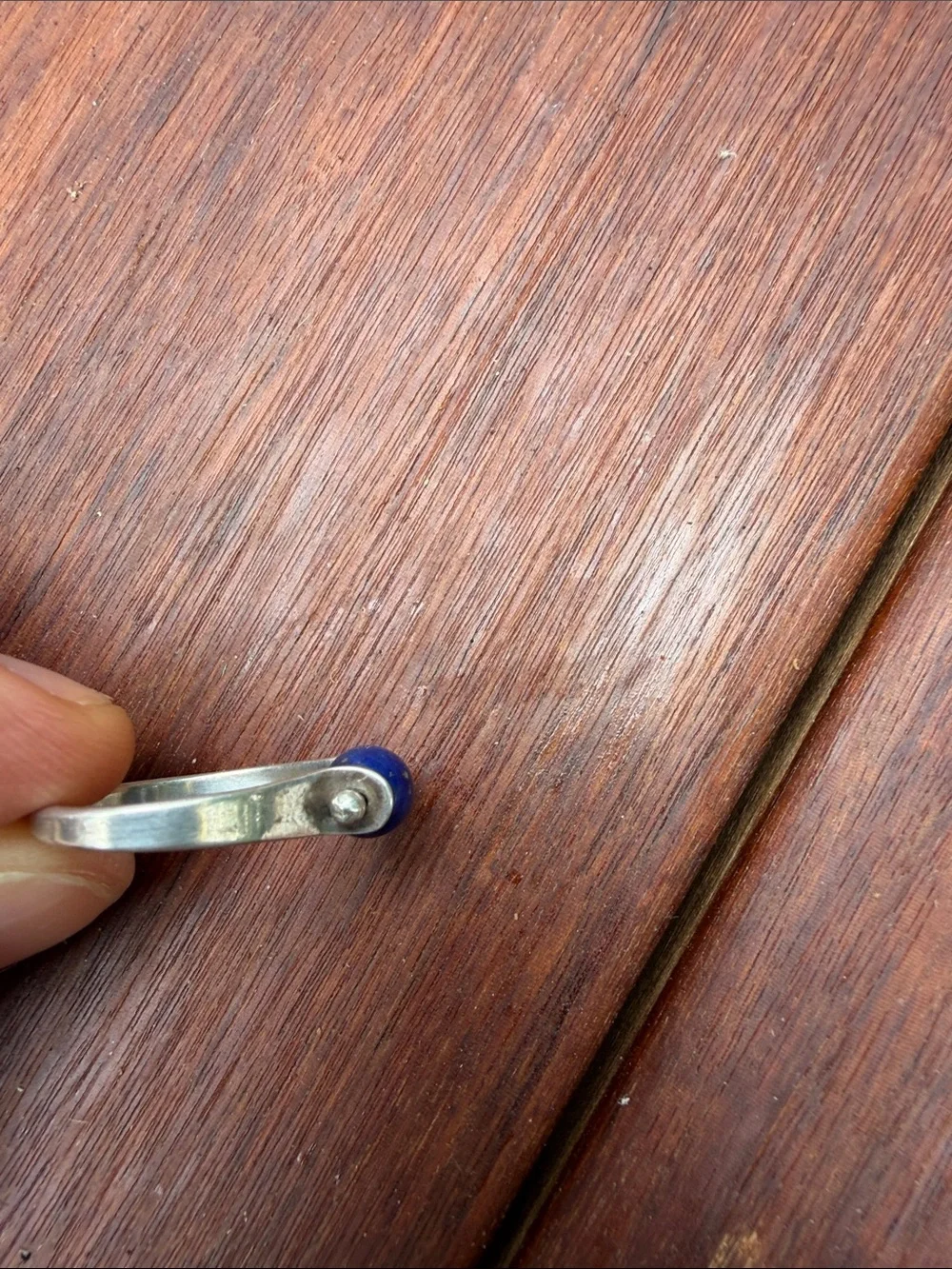 Jack Boyd silver and lapis ring